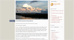 Desktop Screenshot of climatechronicle.com
