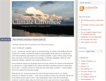 Tablet Screenshot of climatechronicle.com
